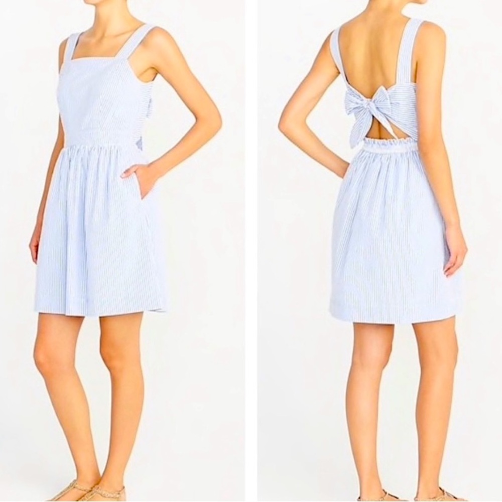 J. Crew Factory seersucker dress